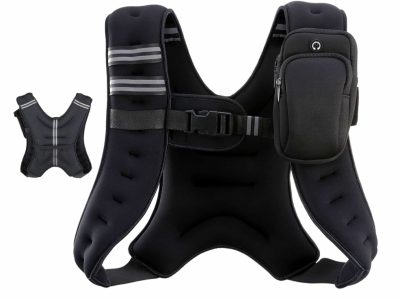 weighted vest helps burn more calories and strengthen bones.